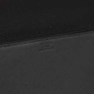 Hermes Shadow Kelly Cut Black Swift Calfskin