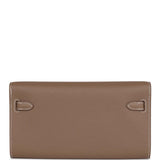 Hermes Kelly Wallet To Go Etoupe Epsom Gold Hardware