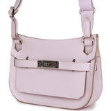 Hermes Jypsiere Mini Mauve Pale Verso Evercolor Palladium Hardware