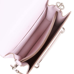 Hermes Mini Sac Roulis 18 Mauve Pale Evercolor Palladium Hardware