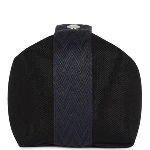 Hermes Bride-A-Brac Small Black H Militaire Canvas Palladium Hardware