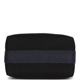 Hermes Bride-A-Brac Small Black H Militaire Canvas Palladium Hardware