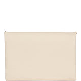 Hermes Calvi Card Holder Nata Verso Epsom Palladium Hardware