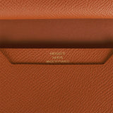Hermes Bearn Mini Wallet Gold Epsom Gold Hardware
