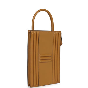 Hermes Cadena Lock Bag Poussiere Tadelakt Palladium Hardware