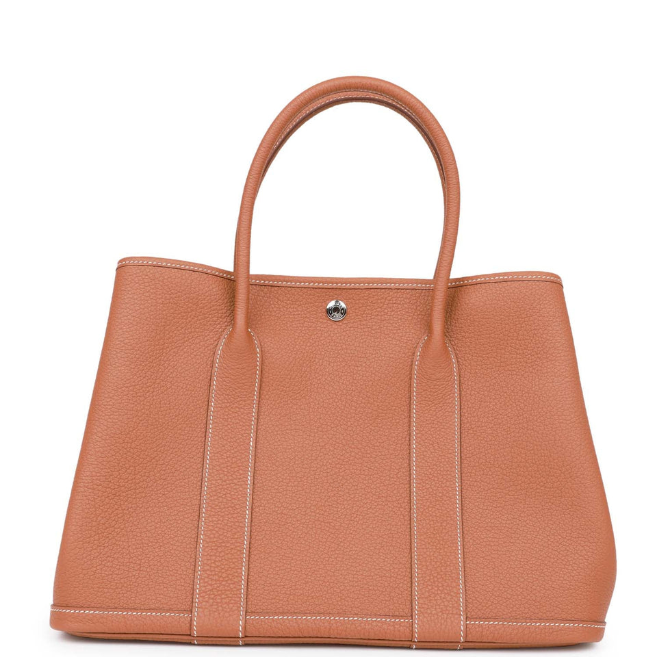 Hermes Garden Party 36 Gold Negonda Palladium Hardware