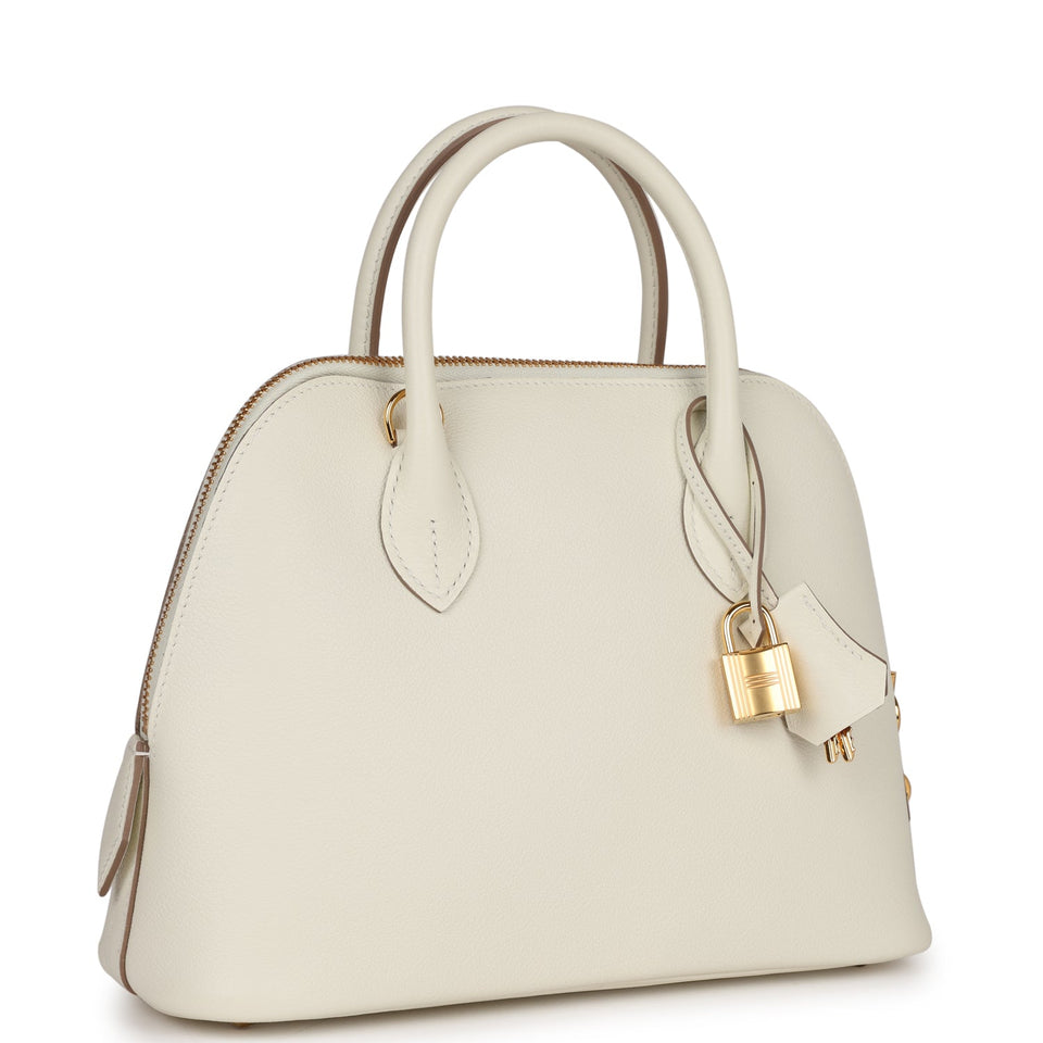 Hermes 1923 Bolide 25 Mushroom Evercolor Verso Gold Hardware