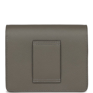 Hermes Roulis Slim Wallet Gris Meyer Evercolor Permabrass Hardware