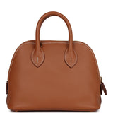 Hermes 1923 Bolide Mini Gold Evercolor Gold Hardware