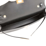 Hermes Kelly Elan Black Chevre Chamkila Gold Hardware