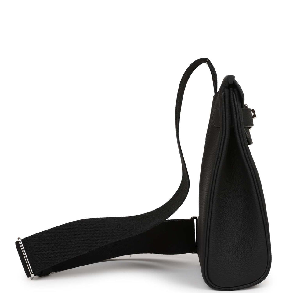 Hermes HAC A Dos PM Backpack Black Togo Palladium Hardware