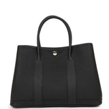 Hermes Garden Party 30 Black Negonda Palladium Hardware