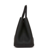 Hermes Garden Party 30 Black Negonda Palladium Hardware