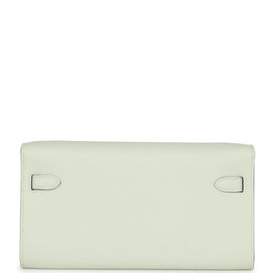 Hermes Kelly Wallet To Go Vert Fizz Epsom Palladium Hardware