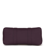 Hermes Garden Party 30 Cassis Negonda and Beton Toile Militaire Palladium Hardware