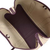 Hermes Garden Party 30 Cassis Negonda and Beton Toile Militaire Palladium Hardware