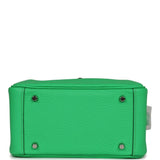 Hermes Mini Lindy Vert Comics Clemence Palladium Hardware