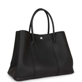 Hermes Garden Party 36 Black Negonda Palladium Hardware