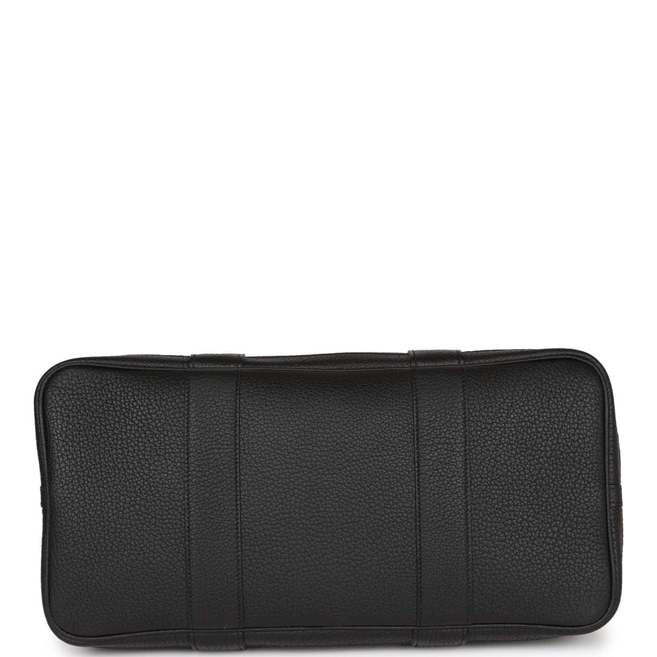 Hermes Garden Party 36 Black Negonda Palladium Hardware
