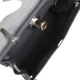 Hermes Herbag Zip PM 31 Black Toile H Berline Hunter Palladium Hardware