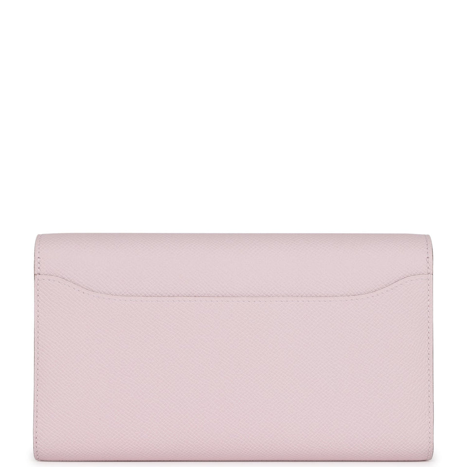 Hermes Constance Wallet To Go Mauve Pale Epsom Palladium Hardware