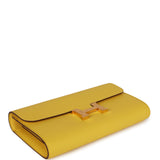Hermes Constance To Go Wallet Jaune De Naples Epsom Gold Hardware