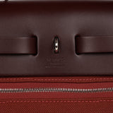 Hermes Herbag Zip Pm 31 Rouge Sellier Vache Hunter Mauve, Bleu Bill, Rouge Sellier, & Ecru Criss Viking Toile Palladium Hardware