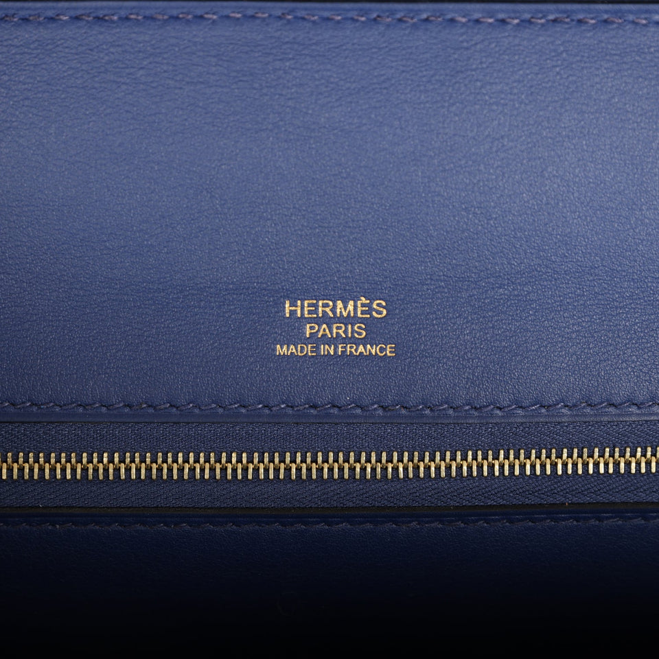 Hermes 24/24 29 Bleu Saphir Togo and Bleu Navy Swift Gold Hardware