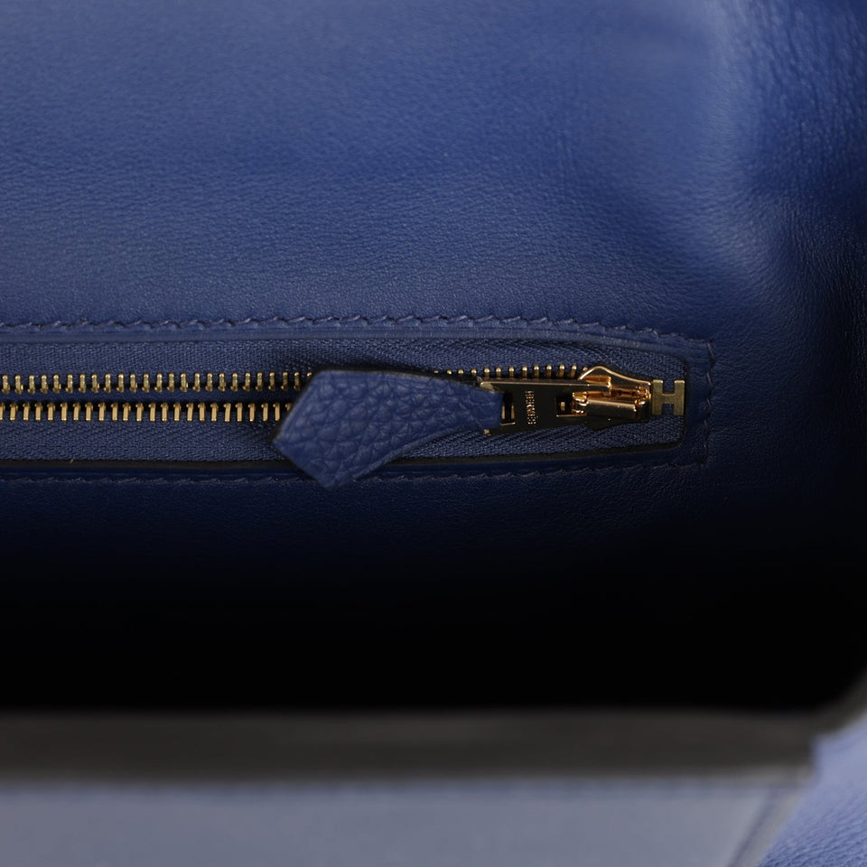 Hermes 24/24 29 Bleu Saphir Togo and Bleu Navy Swift Gold Hardware