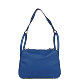 Hermes Lindy 26 Bleu France Verso Swift Palladium Hardware