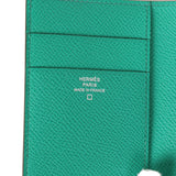 Hermes Bearn Compact Wallet Touch Vert Jade Alligator and Epsom Palladium Hardware