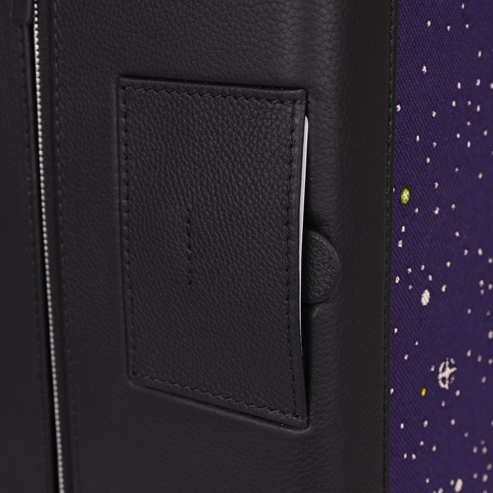 Hermes R.M.S. Odyssey Cabine 55 Rolling Suitcase Multicolor Canvas