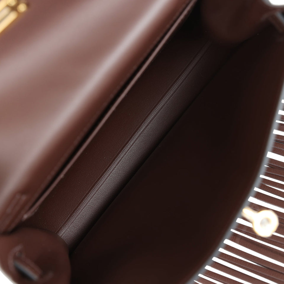 Hermes Kelly Danse Anate Moka Swift Gold Hardware