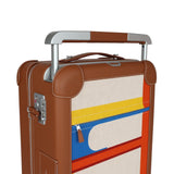 Hermes R.M.S. Cabine 55 Rolling Suitcase Multicolor Canvas