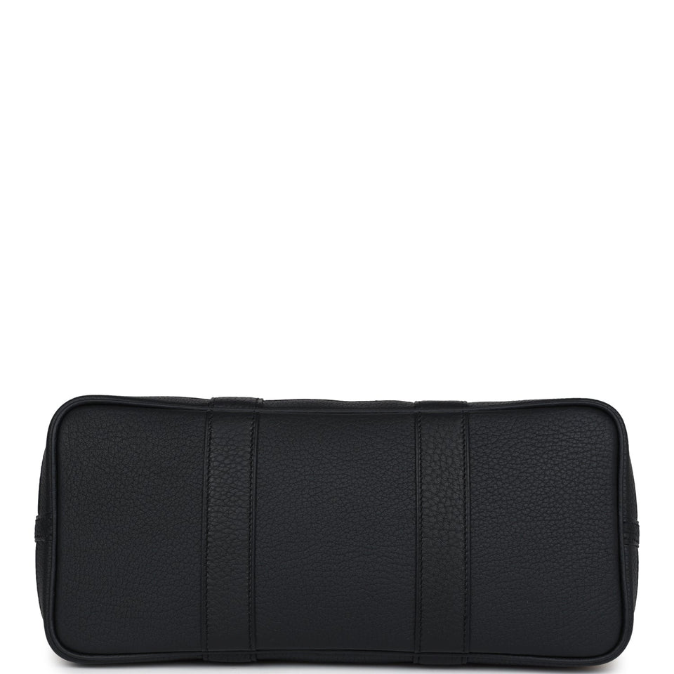 Hermes Garden Party 30 Trench Toile and Black Negonda Palladium Hardware