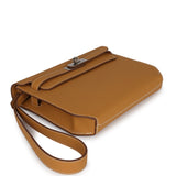 Hermes Kelly Depeches 25 Naturel Sable Togo Palladium Hardware
