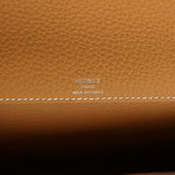 Hermes Kelly Depeches 25 Naturel Sable Togo Palladium Hardware