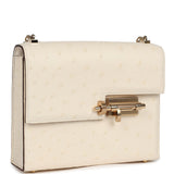 Hermes Mini Verrou Chaine Bag Nata Ostrich Permabrass Hardware