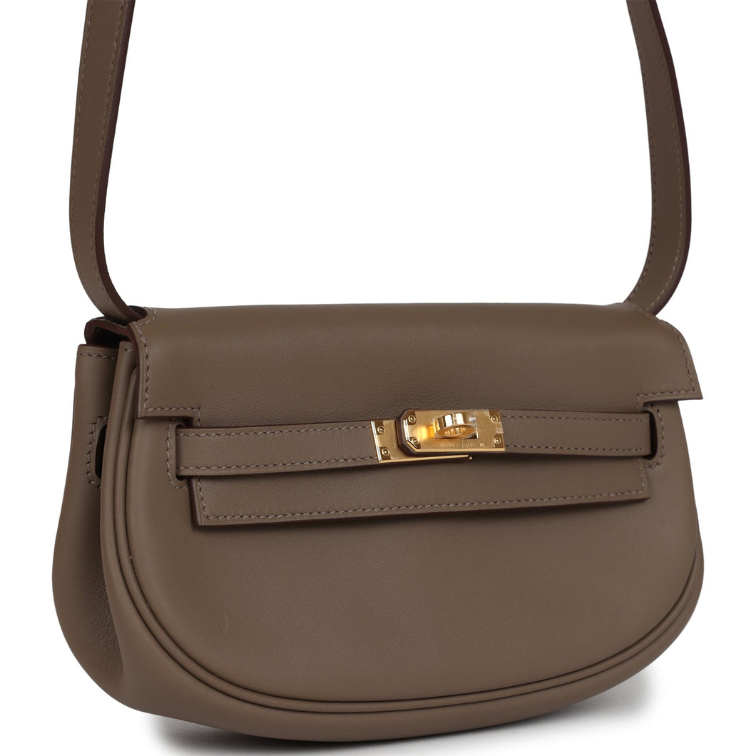 Hermes Kelly Moove Etoupe Swift Gold Hardware