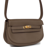 Hermes Kelly Moove Etoupe Swift Gold Hardware