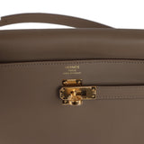 Hermes Kelly Moove Etoupe Swift Gold Hardware