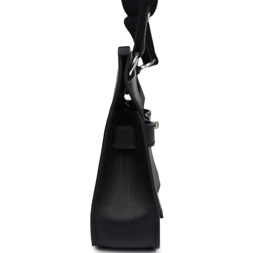 Hermes Jypsiere Mini Black Evercolor Palladium Hardware