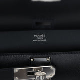 Hermes Jypsiere Mini Black Evercolor Palladium Hardware
