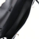 Hermes Jypsiere Mini Black Evercolor Palladium Hardware