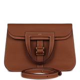 Hermes Halzan 31 Gold Clemence Gold Hardware