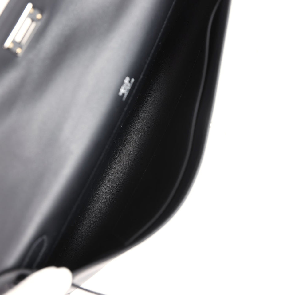 Hermes Kelly Cut Black Swift Palladium Hardware