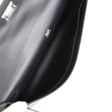 Hermes Kelly Cut Black Swift Palladium Hardware