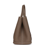 Hermes Garden Party 30 Etoupe Negonda Palladium Hardware