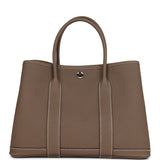 Hermes Garden Party 30 Etoupe Negonda Palladium Hardware