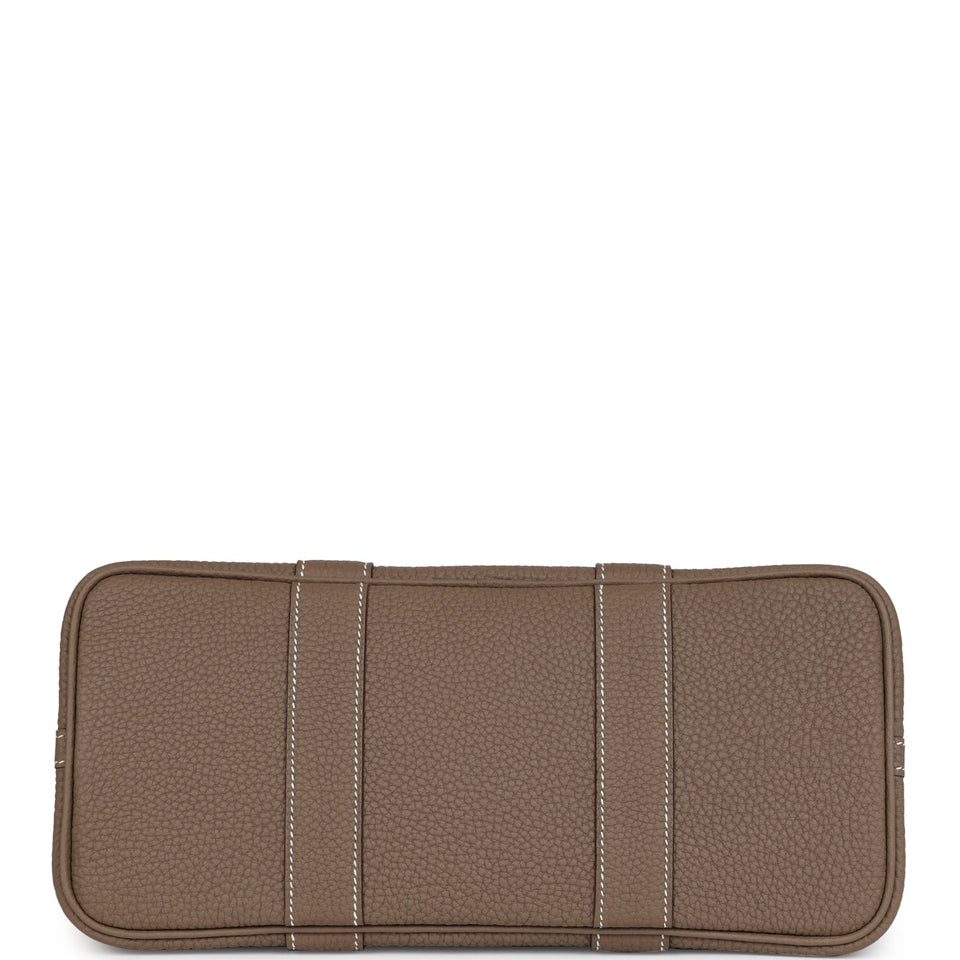 Hermes Garden Party 30 Etoupe Negonda Palladium Hardware